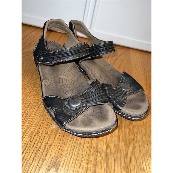Taos Escape Pewter Supportive Sandal Women’s Size‎ 9 - Picture 1 of 6